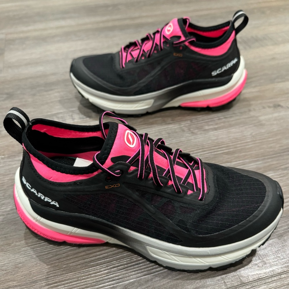 Scarpa Golden Gate ATR Black Pink Hiking Trail Athletic Running Sneakers